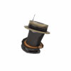 Unusual Towering Titanium Pillar of Hats