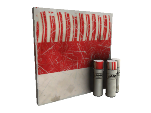 Peppermint Swirl War Paint (Well-Worn)