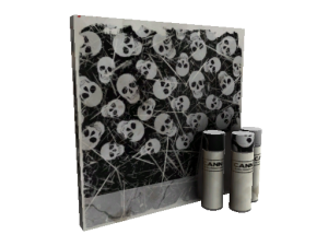 Skull Cracked War Paint (Well-Worn)