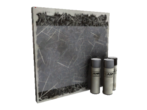 Steel Brushed War Paint (Well-Worn)