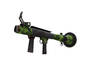 Strange Clover Camo'd Rocket Launcher